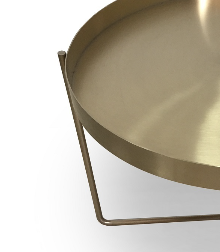 BELLA | BURNISHED GOLD COFFEE TABLE