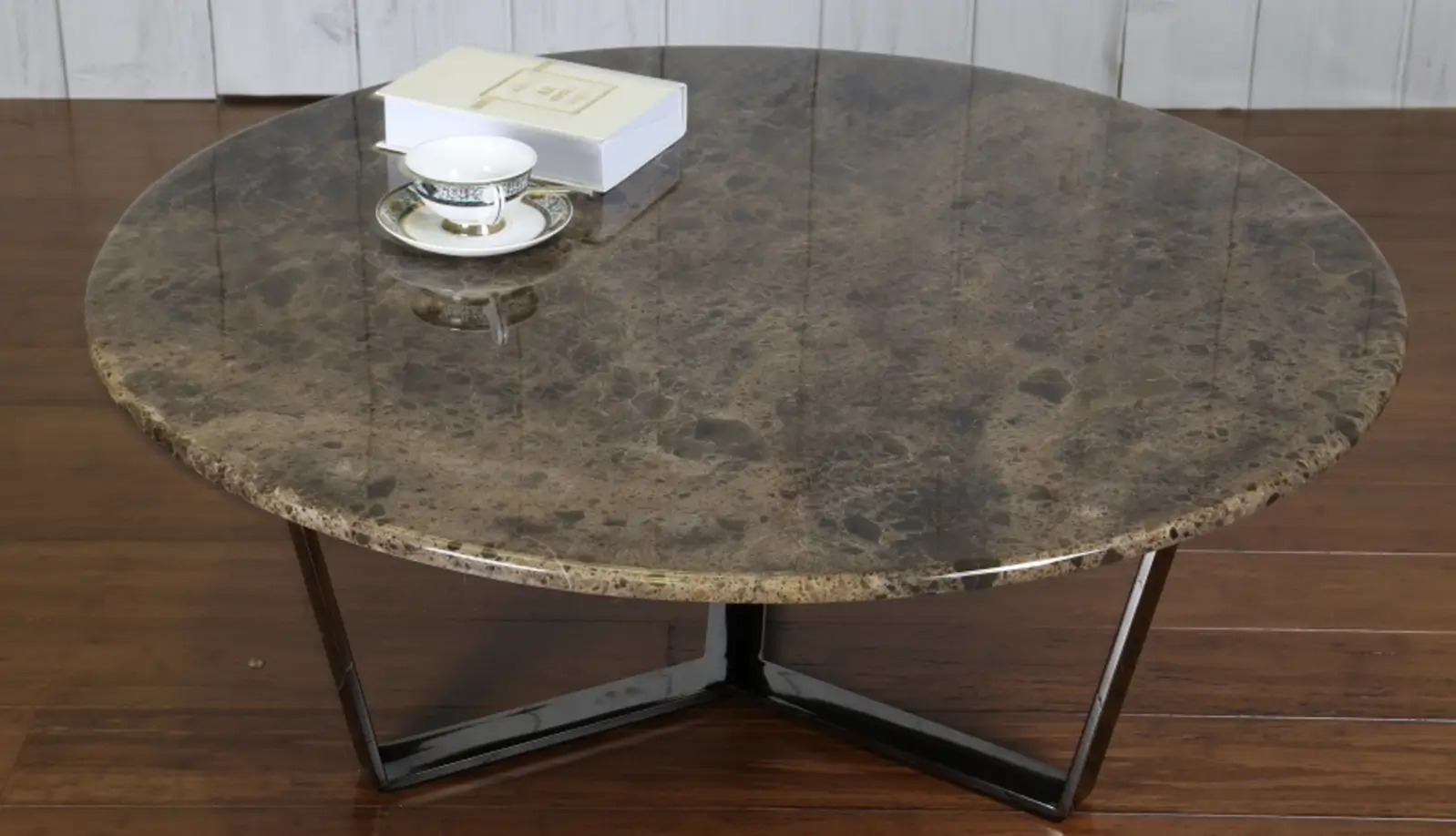 JUPITER | RUSTIC ROUND MARBLE COFFEE TABLE