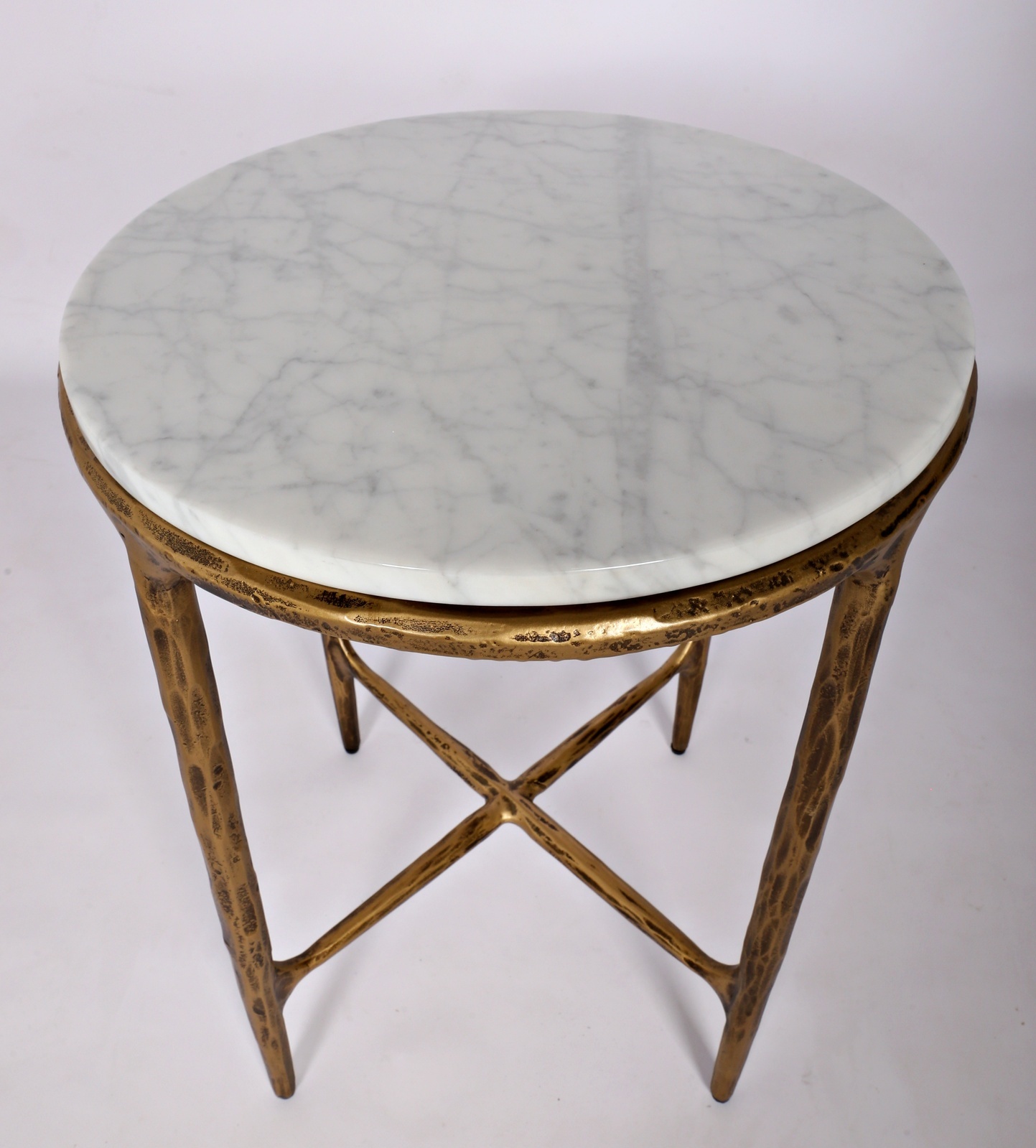 DEVILLE | ROUND MARBLE SIDE TABLE