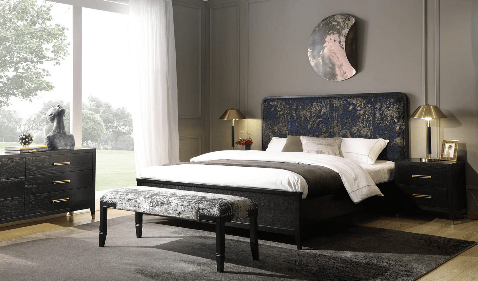 CALLISTO | LUXURIOUS FABRIC BED FRAME