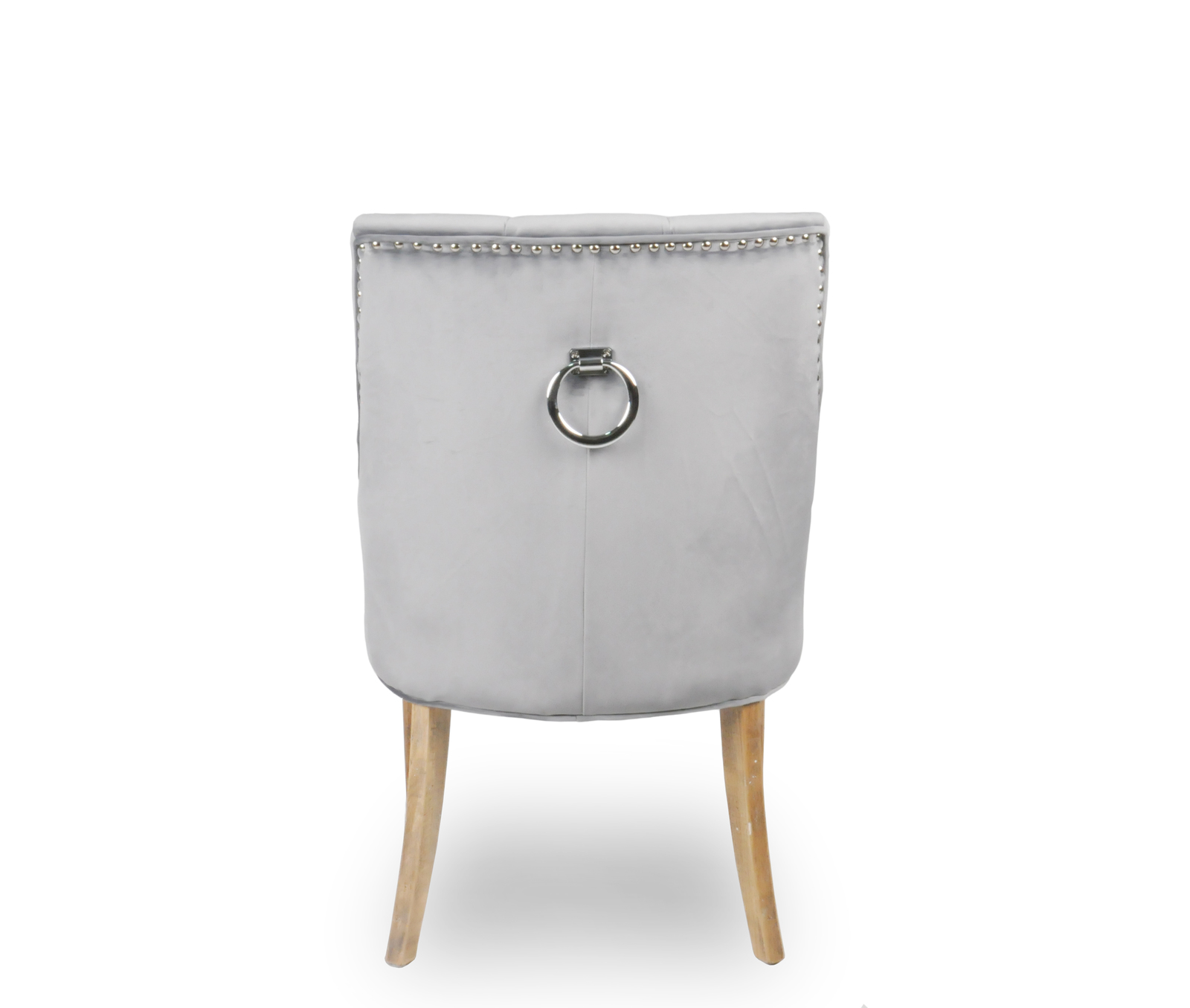 ARIANA | VELVET END CARVER CHAIR - SILVER