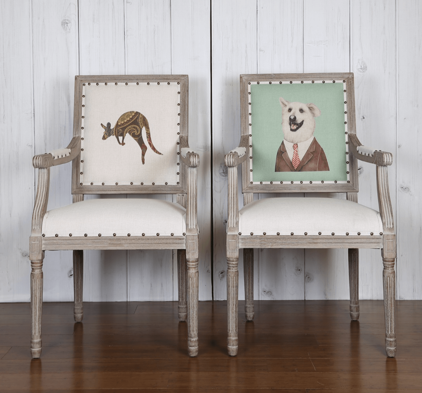 ANIMAL PRINT | SQUARE BACK CARVER DINING CHAIR RANGE