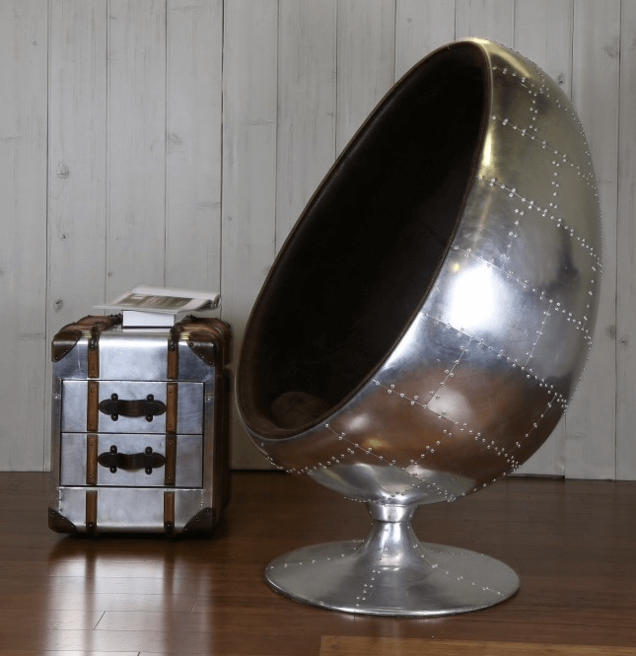 AVIATOR | INDUSTRIAL DOME EGG CHAIR