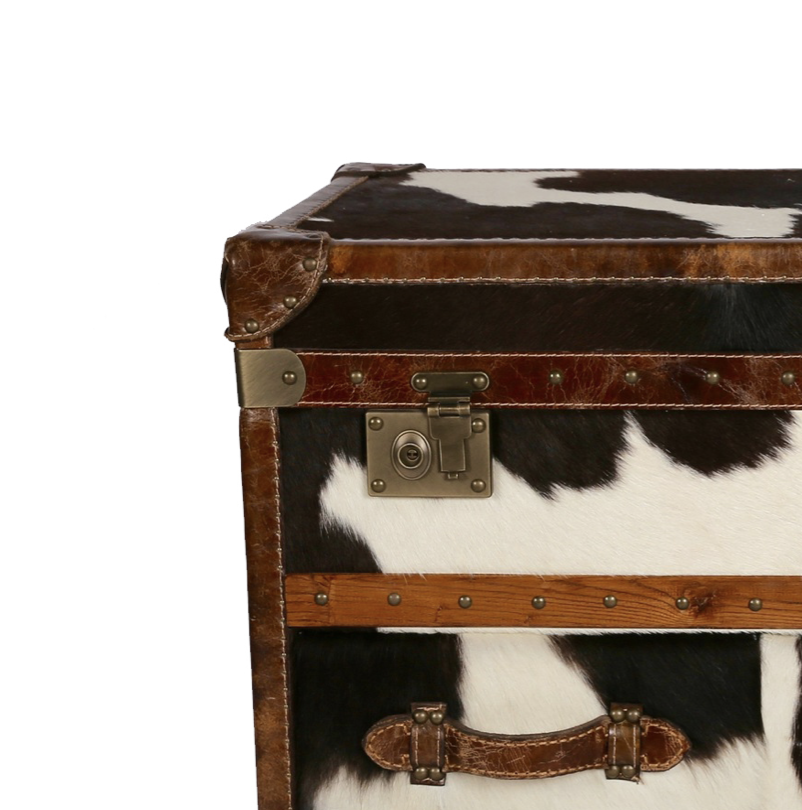 RAWHIDE | NATURAL HIDE & LEATHER CHEST
