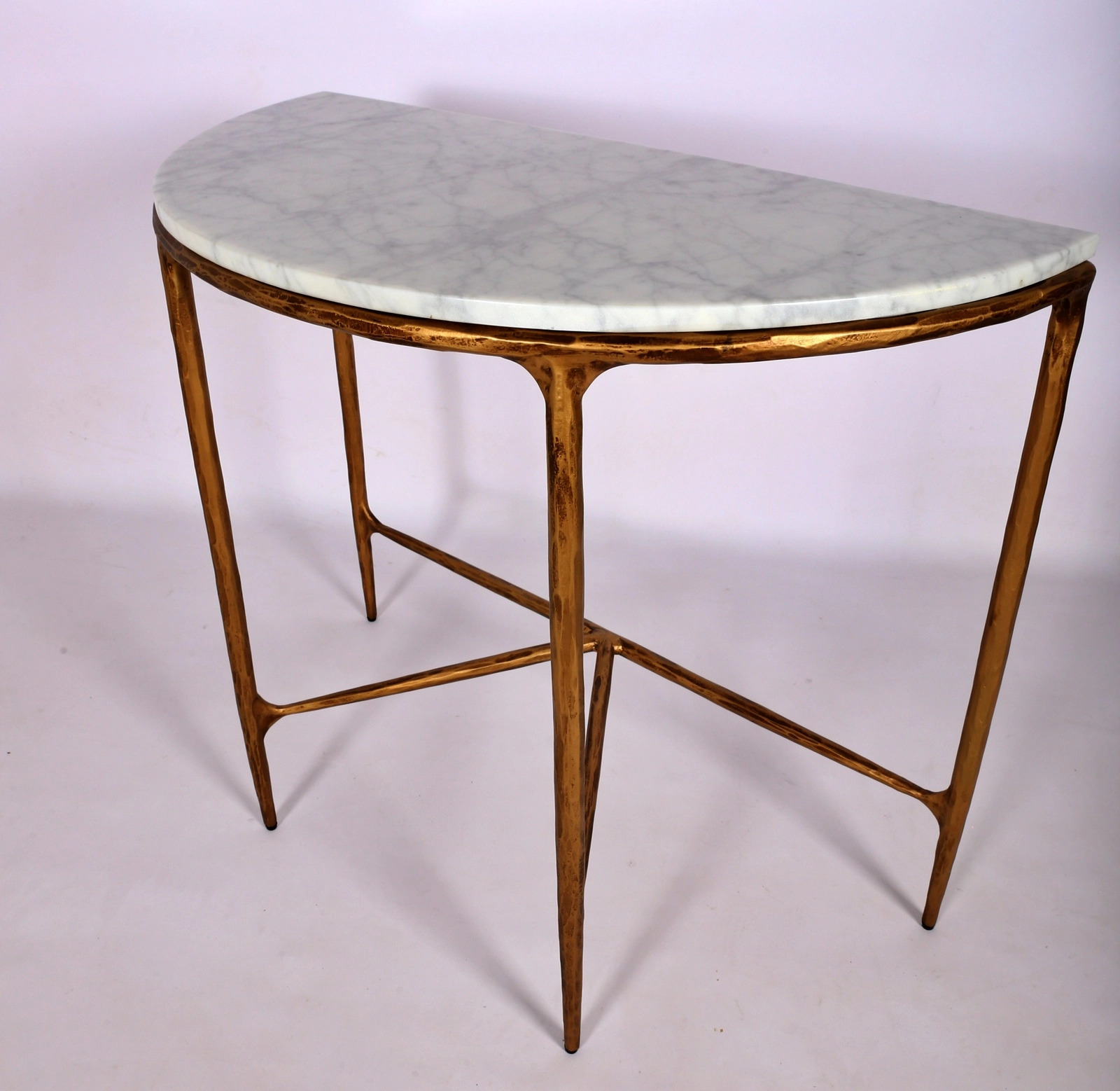 DEVILLE | HALF MOON MARBLE CONSOLE TABLE