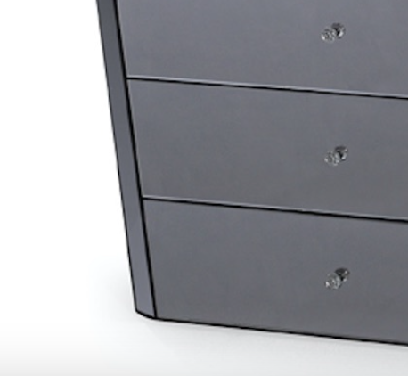 EDGE | MIRRORED CHEST OF DRAWERS