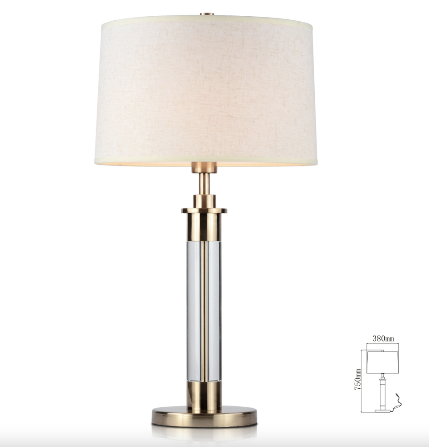 TRITON | BRASS FLOOR & TABLE LAMP RANGE