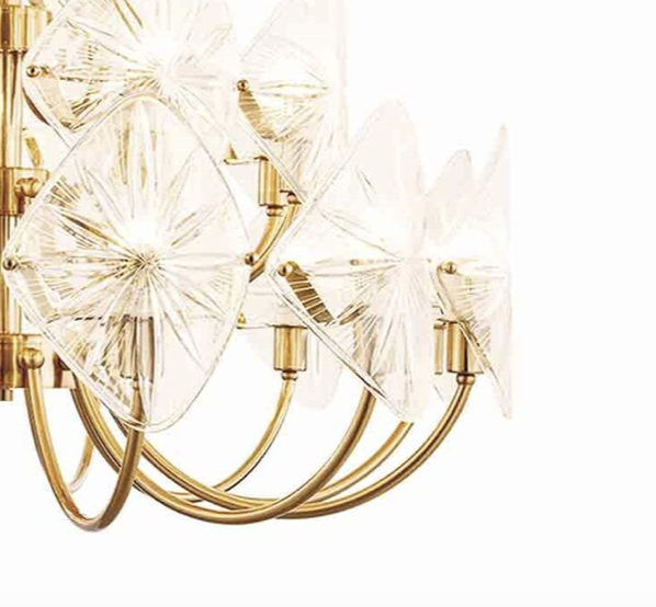 BOURGES | LUXE GLASS CHANDELIER