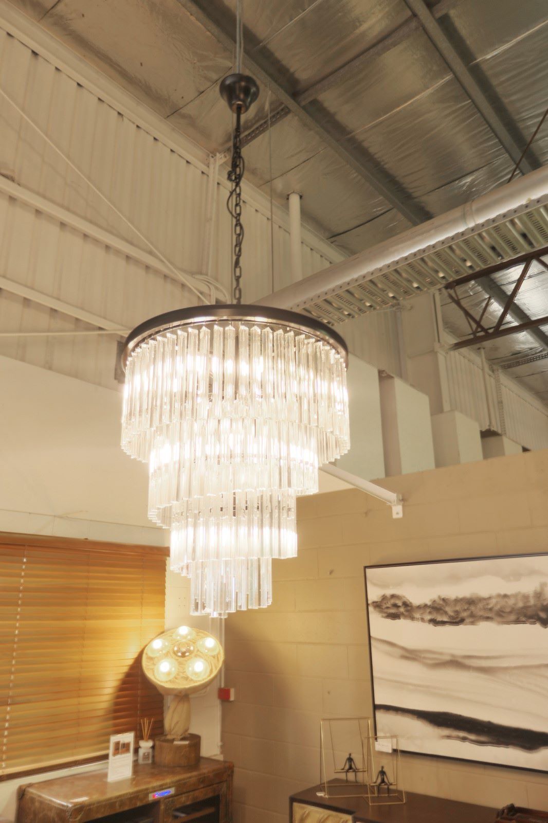 NIAGARA | CRYSTAL CASCADING SPIRAL CHANDELIER