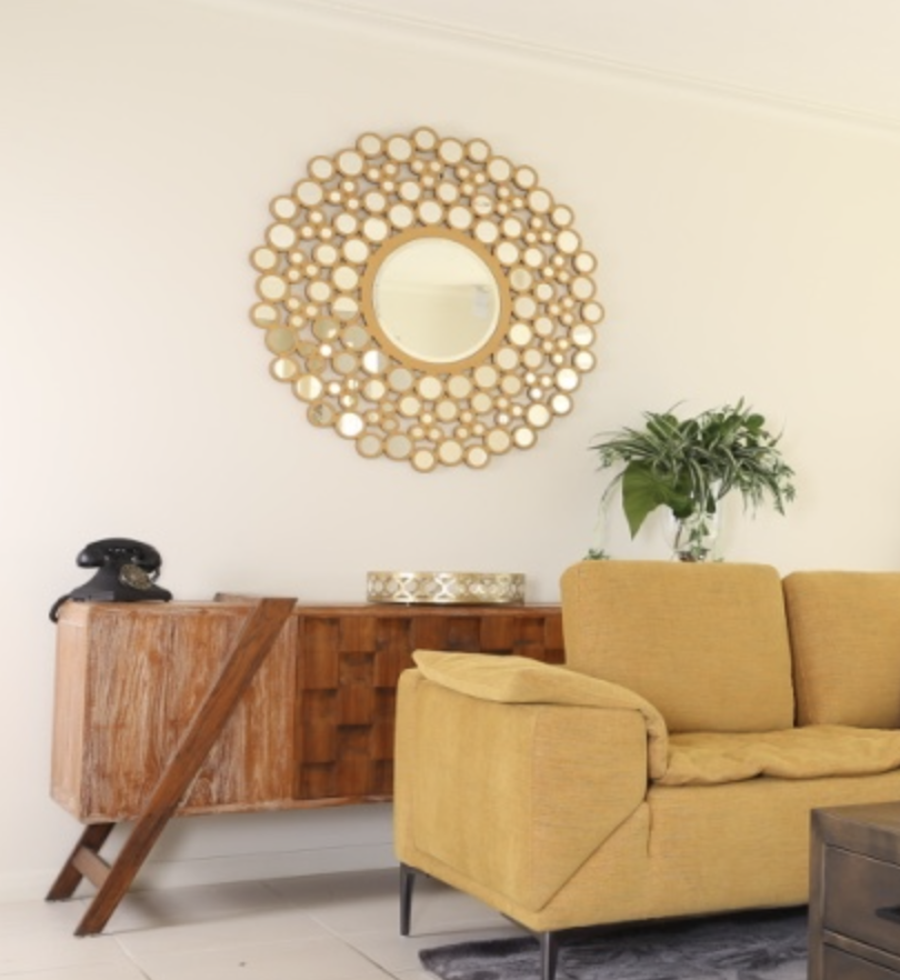 BUBBLE | CHAMPAGNE-GOLD MIRROR