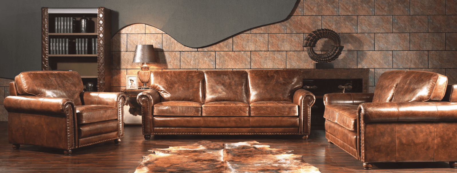 HUDSON | ANTIQUE LEATHER LOUNGE RANGE