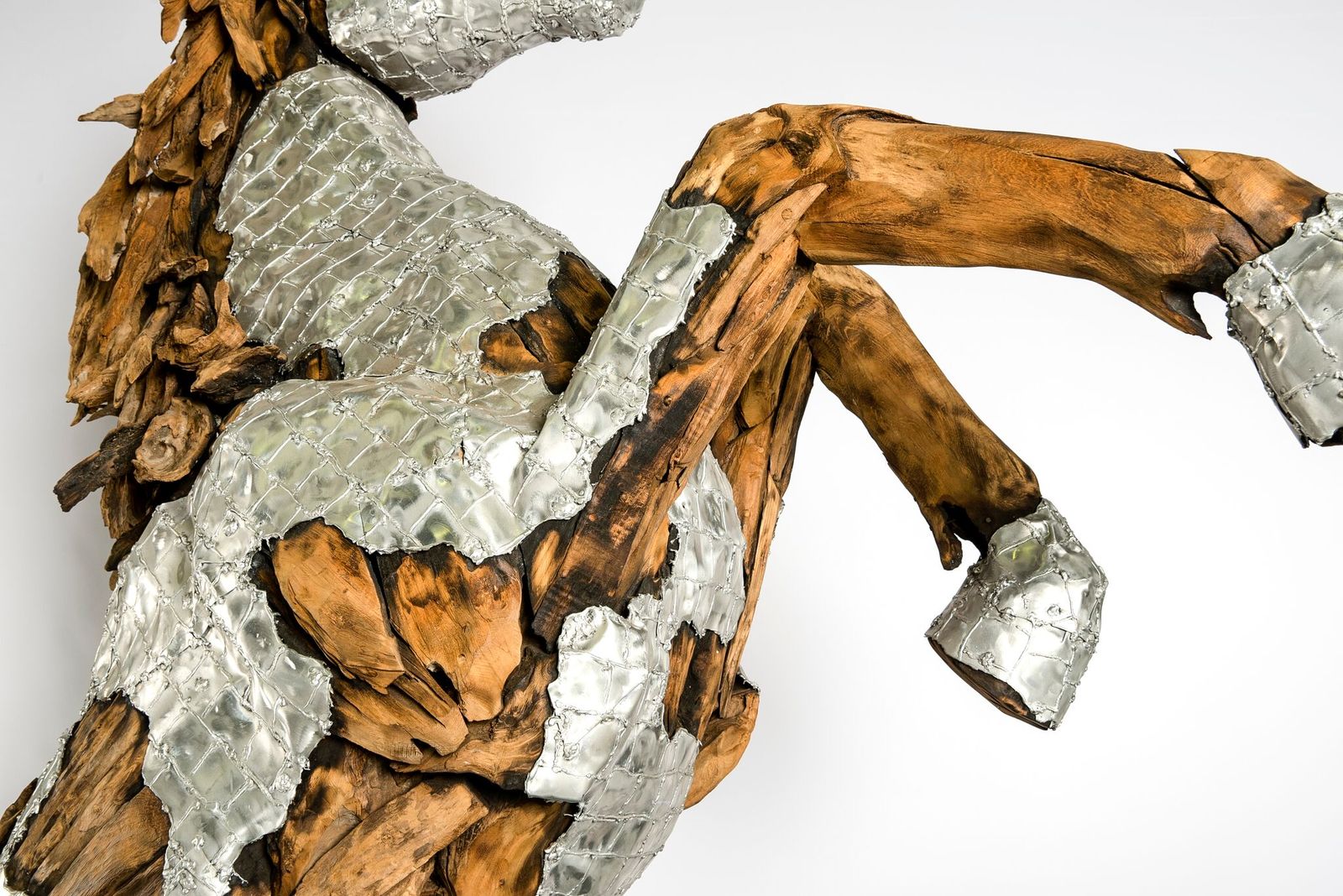 Brumby Rearing Brumby Wooden Horse Head Brisbane Furniture