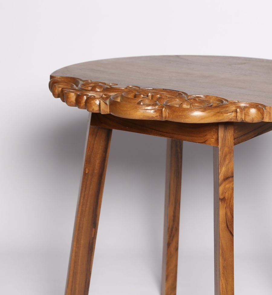 LAILA | NATURAL TIMBER SIDE TABLE