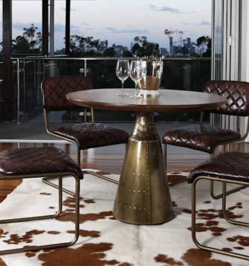 SHELL-SHOCK | BRASS DINING TABLE