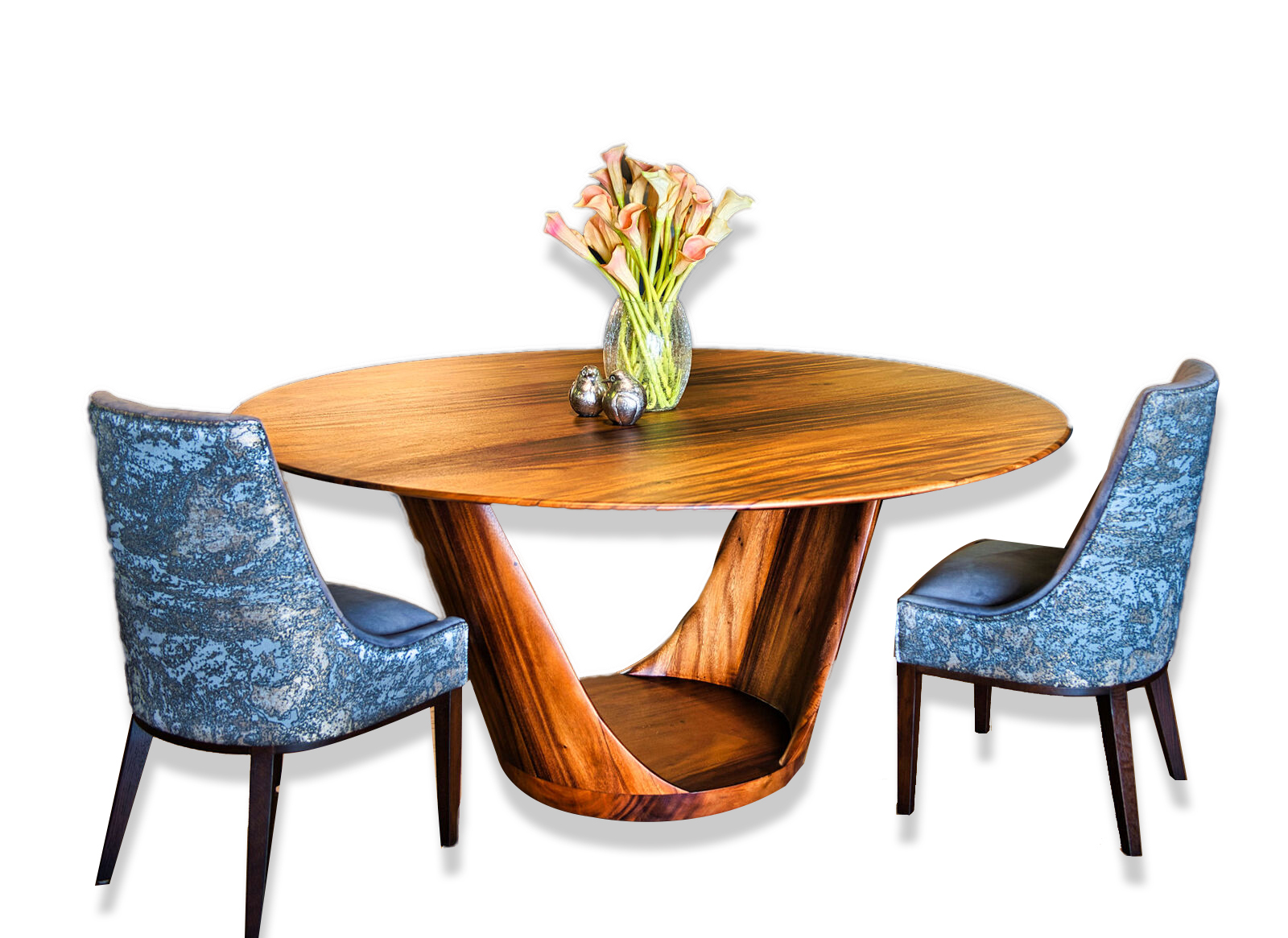 BANK | ROUND TEAK DINING TABLE RANGE