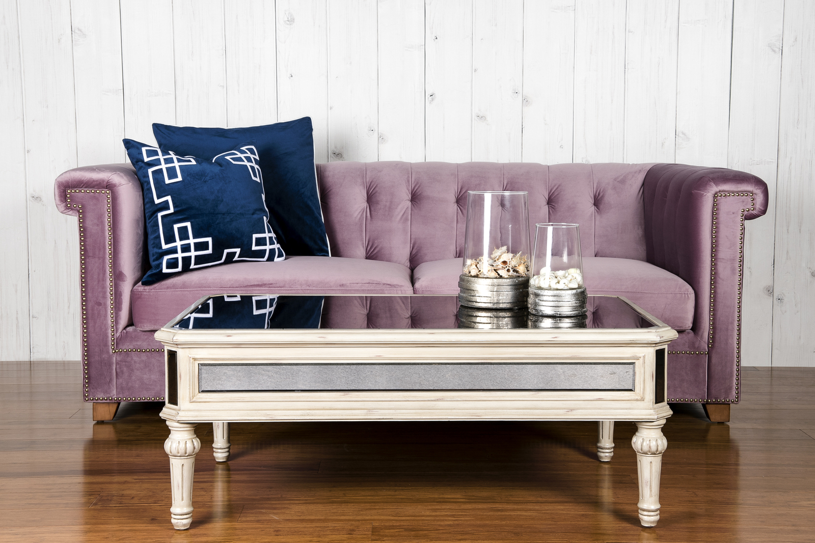 ROCOCO | ANTIQUE MIRRORED COFFEE TABLE