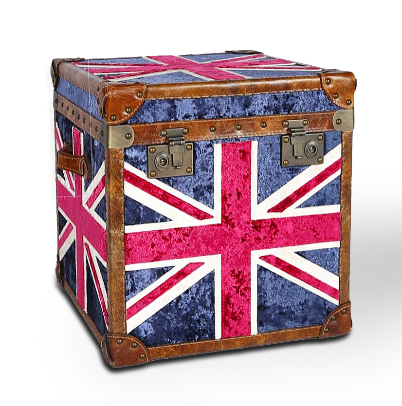 UNION JACK | VELVET TRUNK SIDE TABLE  