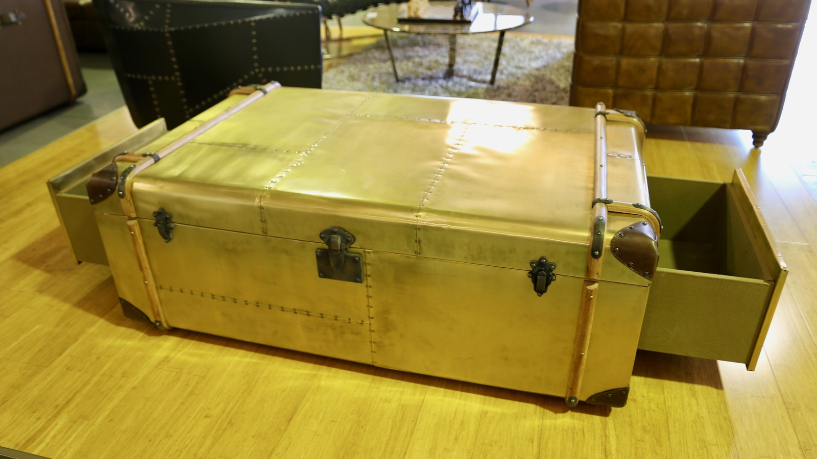 Polstar Eclectic Luggage Coffee Table Living Room Furniture Brisbane