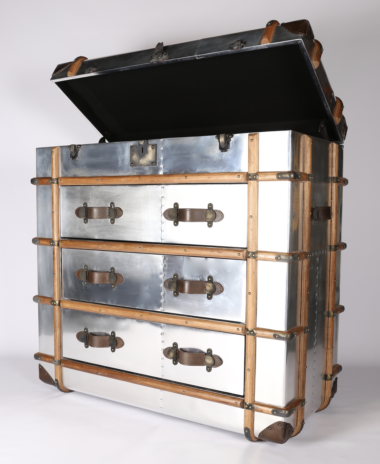 Polstar Aviator Luggage Chest of Drawers Industrial Furniture Brisbane