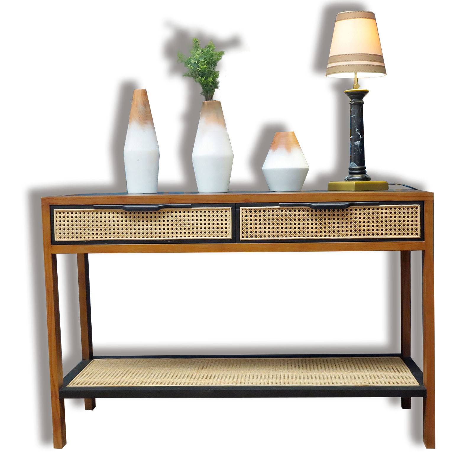 Herve Contemporary Rattan Console Brisbane Furniture