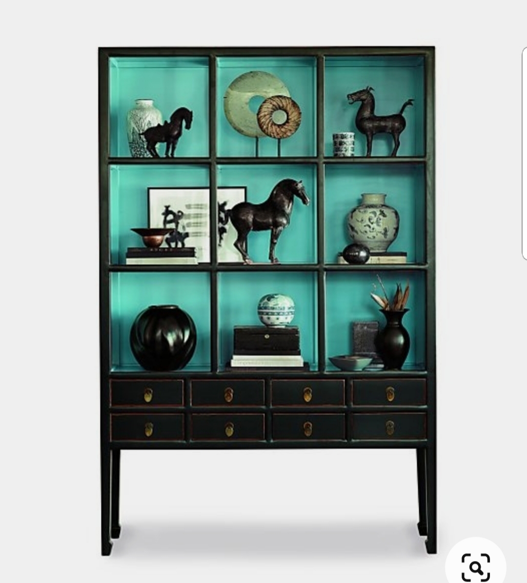Oriental on sale display shelves