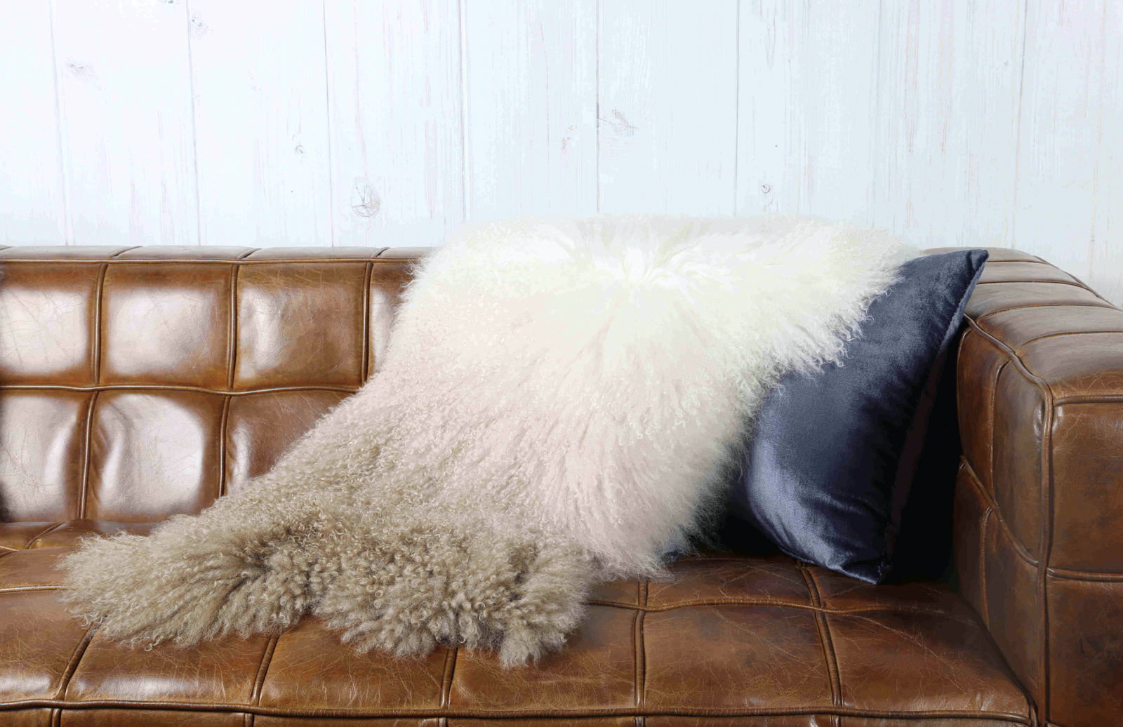 TIBETAN LAMBS FUR THROW BRISBANE