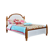COLONIAL SOLID TIMBER QUEEN BED
