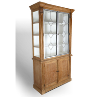 CAMERON GLASS DOOR TIMBER DISPLAY CABINET