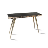 LUNAR | PETRIFIED WOOD CONSOLE TABLE