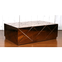 CELLAR | ROSE GOLD MIRRORED COFFEE TABLE