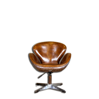 AVIATOR | ANTIQUE LEATHER OFFICE CHAIR