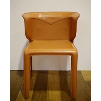 MAGGIE | MODERN LEATHER DINING CHAIR