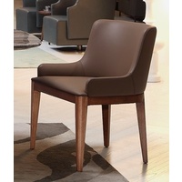 HUDSON LEATHER OR FABRIC DINING CHAIR
