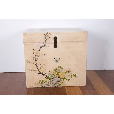 MELILI | ORIENTAL NATURAL TIMBER CHEST