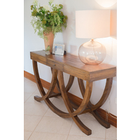 INVERTED ARC | RUSTIC TIMBER CONSOLE TABLE