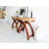 ARC | RUSTIC TIMBER CONSOLE TABLE