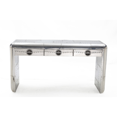 AVIATOR | INDUSTRIAL METAL CONSOLE TABLE
