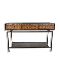 LINK 3-DRAWER LONG TIMBER CONSOLE