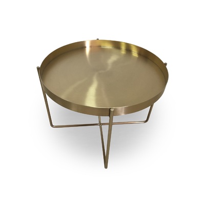 BELLA | BURNISHED GOLD COFFEE TABLE