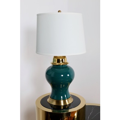 CLAYTON GREEN TABLE LAMP