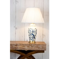 BLUE PEACOCK TABLE LAMP