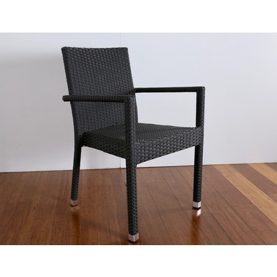 HARRY BLACK OUTDOOR DINING CHAIR
