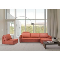 VERENA 3 SEATER LEATHER SOFA WITH CHASE