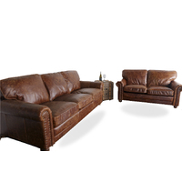 HUDSON | ANTIQUE LEATHER LOUNGE RANGE