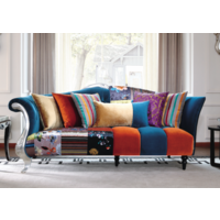 RAINBOW | ECLECTIC COLOURFUL VELVET SOFA