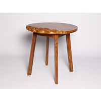 LAILA NATURAL TIMBER SIDE LAMP TABLE