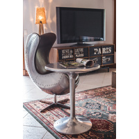 AVIATOR | INDUSTRIAL SILVER BAR TABLE