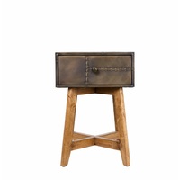 VICARIOUS | INDUSTRIAL BRASS SIDE TABLE