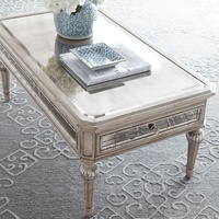 ROCOCO ANTIQUE MIRRORED COFFEE TABLE