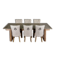 FOTHCRAH OAK & BIRCHWOOD EXTENSION DINING TABLE RANGE